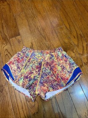 85. Lululemon hotty hot 2.5” shorts yoga run party limited edition sea wheeze